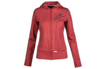Image of 5.11 Tactical Emma Full Zip Sweatshirt - Womens, Cabernet, Large, 62079-569-L