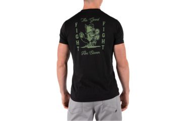 Image of 5.11 Tactical Fight The Good Fight Tee - Mens, Black, 2XL, 41191TT-019-2XL