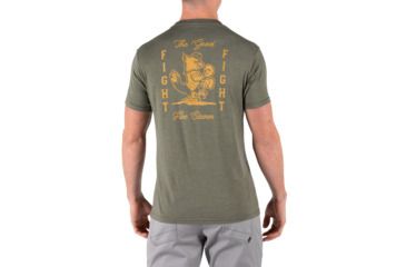 Image of 5.11 Tactical Fight The Good Fight Tee - Men's, Military Green Heather, Large, 41191TT-223-L