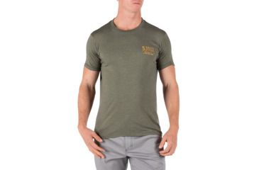 Image of 5.11 Tactical Fight The Good Fight Tee - Men's, Military Green Heather, Large, 41191TT-223-L