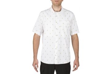 Image of 5.11 Tactical Five-O Covert Shirt, WHITE, XL 71357-WHITE-XL