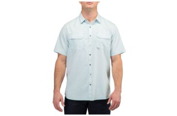 Image of 5.11 Tactical Herringbone Short Sleeve Shirt - Men's, Breeze Herringbone, Small, Regular, 71375-780-S