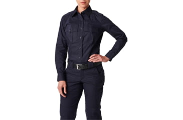 Image of 5.11 Tactical NYPD Stryke Ripstop L/S Shirt - Womens, NYPD Navy, 12, 62419-762-12