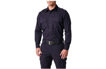 Image of 5.11 Tactical NYPD Stryke Ripstop LS TL - Mens, Medium, Tall, Uniform White, 72542T-762-M-T