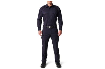 Image of 5.11 Tactical NYPD Stryke Ripstop LS TL - Mens, Medium, Tall, Uniform White, 72542T-762-M-T