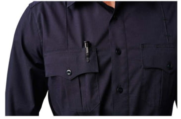 Image of 5.11 Tactical NYPD Stryke Ripstop LS TL - Mens, Medium, Tall, Uniform White, 72542T-762-M-T