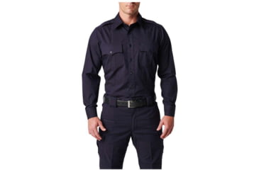 Image of 5.11 Tactical NYPD Stryke Ripstop LS TL - Mens, Medium, Tall, Uniform White, 72542T-762-M-T