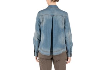 Image of 5.11 Tactical Penelope Denim Jacket - Womens, Lw Indigo, Extra Small, 38080-646-XS