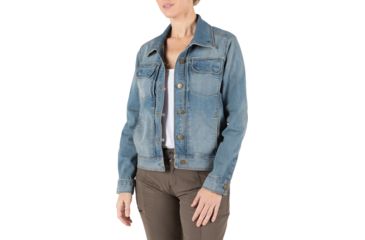 Image of 5.11 Tactical Penelope Denim Jacket - Womens, Lw Indigo, Extra Small, 38080-646-XS