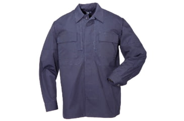 Image of 5.11 Tactical Ripstop Tdu L/s Shirt, Dark Navy, 72002ABR-724-L-R