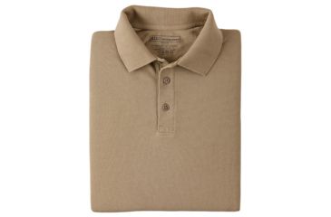 Image of 5.11 Tactical Short Sleeve Utility Polo Shirt, Tall - Men's, Silver Tan, 5XL, 41180T-160-5XL