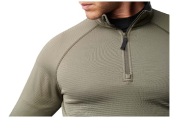 Image of 5.11 Tactical Stratos 1/4 Zip Shirt - Mens, Ranger Green, M, 72235-186-M