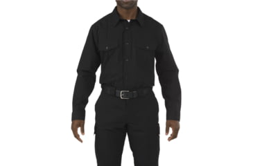Image of 5.11 Tactical Stryke Pdu Cl B L/s Shrt, Black, 72074ABR-019-XL-R