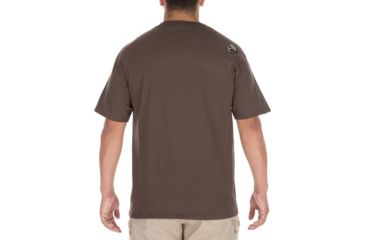 Image of 5.11 Tactical Topo Skull Tee, Chocolate - 41195AH-103-2XL
