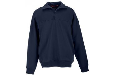 Image of 5.11 Tactical 1/4 Zip Job Shirt, Tall - Men's, Fire Navy, 5XL, 72314T-720-5XL