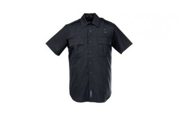 Image of 5.11 Women's B Class Shirt, Short Sleeve, Poly-Rayon 31023, BLACK-M