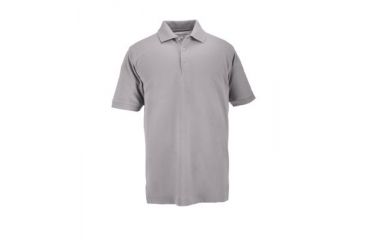 Image of 5.11 Tactical Professional Short Sleeve Polo - Men's, Small, Regular, Heather Grey, 41060-016-S