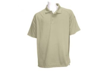 Image of 5.11 Tactical Performance Short Sleeve Polo - Men's, Small, Regular, Smallilver Tan, 71049-160-S