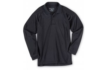 Image of 5.11 Tactical Performance Long Sleeve Polo - Men's, Large, Tall, Black, 72049T-019-L