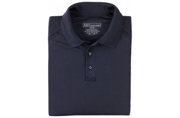 Image of 5.11 Tactical Performance Long Sleeve Polo - Men's, Extra Large, Tall, Dark Navy, 72049T-724-XL