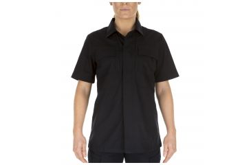 Image of 5.11 Tactical Women's Short Sleeve Taclite Tdu Shirt, Dark Navy - 61025-724-L Large