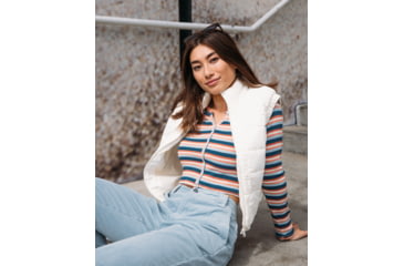 Image of Body Glove Cozy Time Puffer Vest - Cream 034B142C, L, CREAM, JJ4889-CRM-L