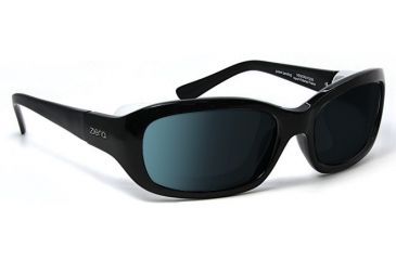 Image of Verona/ SharpView Polarized Gray, Glossy Black Frame Female Sunglasses, M-L