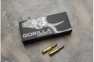 Image of Gorilla Ammunition 6.5mm Creedmoor 85 Grain Sierra Varminter Hollow Point Rifle Ammo, 20 Rounds, Copper, 20 Rounds, gpf-654