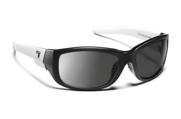 Image of 7eye 865946 Dillon Rx Progressive Sunglasses Active Lifestyle Ebony Ivory Frames