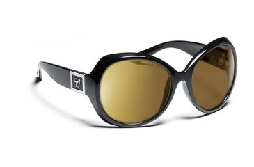 Image of 7Eye 820546 Women's Lily Bifocal Sunglasses Active Lifestyle Glossy Black Frames