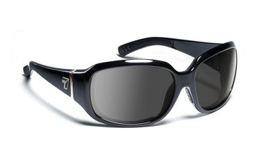 Image of 7eye 580541 Womens Mistral Rx Progressive Sunglasses Airdam Glossy Black Frames