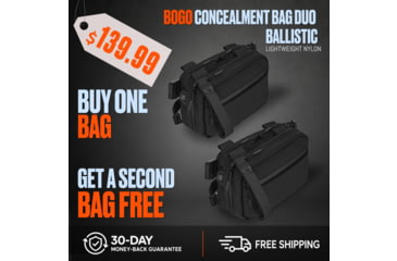 Image of 945 Industries BOGO MORPH Concealment Bag Duo Ballistic Nylon, BOGO-MORPH-BN