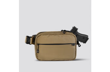 Image of 945 Industries QAPX FULL SIZE LOW PROFILE CORDURAR CONCEALMENT BAG DESERT SAND WITH IWB ADAPTER Sale, BAG-QAPX-DESERT-SAND-IWB