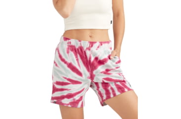 Image of Body Glove Talia Tie-Dye Fleece Lounge Sweatshorts - Aqua BD80E96D, XS, Aqua, JS1281FTB1735B-445-XS