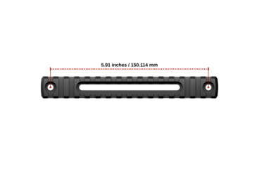 Image of Accuracy Solutions Elongated Holes Picatinny Rail