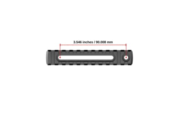 Image of Accuracy Solutions Elongated Holes Picatinny Rail
