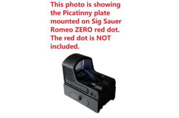 Image of ADE Advanced Optics Optic Picatinny Mounting Plate, Holosun 407k/507k, Black, HM4