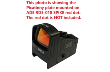 Image of ADE Advanced Optics Optic Picatinny Mounting Plate, Holosun 407k/507k, Black, HM4