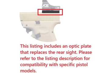 Image of ADE Advanced Optics RD3-009 Shake Awake 1x Reflex Red Dot Sight w/SAR 9 USA SAR9 Optic Mount Plate