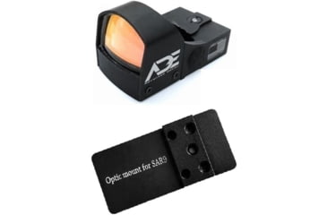Image of ADE Advanced Optics RD3-009 Shake Awake 1x Reflex Red Dot Sight w/SAR 9 USA SAR9 Optic Mount Plate
