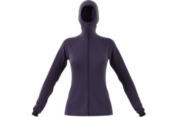 Image of Adidas Terrex Stockhorn Fleece Hoodie II - Womens, Legend Purple, DT4095-DEMO