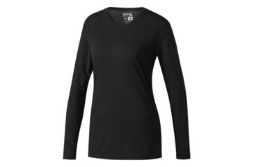 Image of Adidas Terrex Ultimate Women's Long Sleeve Tee, Black/Black, Large, BP5212-L