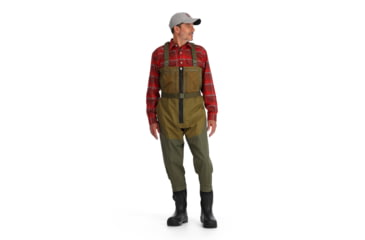 Image of Simms Fishing Products Ms Freestone Z Bootfoot Waders - Rubber Sole DAC7B379, Loden, Regular, L 10, 13916-302-4010