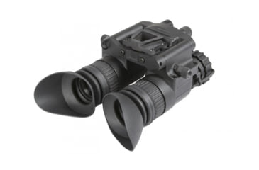 Image of AGM Global Vision NVG-40 1x27mm NL1 Dual Tube Night Vision Goggle/Binocular Gen 2 Plus, Green Phosphor, Level 1, Black, 4.5 4.6 2.9, 14NV4122483011