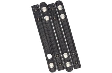Image of Aker Leather 531 Double Snap 3/4inch Wide Belt Keepers, Brass Snap, 1 PK, Basketweave, Black, A531-BW-BR