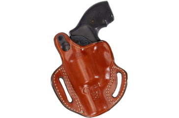 Image of Aker Leather Model 137 Bodyguard Revolver Holster, N-Frame 4in, Left, Plain, Tan, H137TPL-LG4