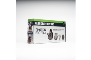 Image of Alien Gear Holsters Photon EDC Pack Polymer IWB Holster, Sig P365/X/SAS, Ambidextrous Hand, Matte Black, PHO-0900-BK-L0-EDC