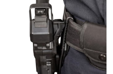 Image of Alien Gear Holsters Rapid Force Level II Light Bearing Paddle Holsters, Glock 19, Left, Matte, Black, 00193858024257