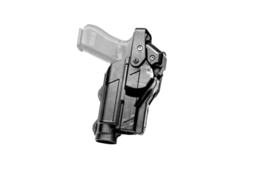 Image of Alien Gear Holsters Rapid Force Level II Light Bearing Paddle Holsters, Glock 19, Left, Matte, Black, 00193858024257