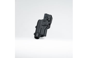 Image of Alien Gear Holsters Rapid Force Polymer Level III OWB Belt Duty Holster, Glock 19/19X/19 MOS/23 Gen 1-4/44/45/45 MOS, Glock 17/17 MOS/22 Gen 1-4/47/47 MOS, Right Hand, Black Basketweave, Large Light, R3-M-0057-BW-RH-LL-A0-B